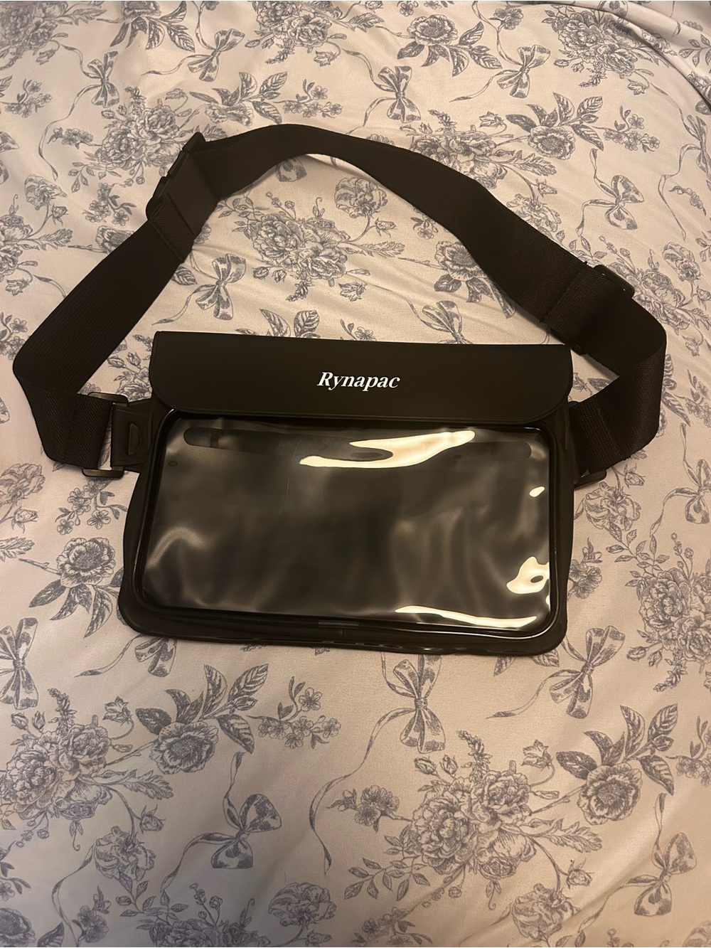 Black Clear Front Crossbody Belt Bag